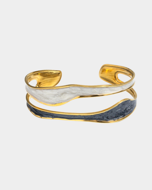 Ripple cuff bracelet
