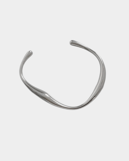 Wave bracelet in silver